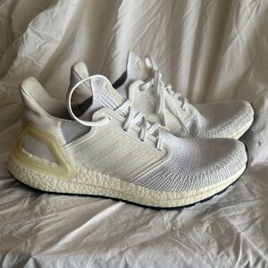 adidas Women's White and Cream Sneakers